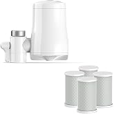 Tappwater EcoPro Faucet Water Filter, 5-Stage Water Filtration System, Filters Over 100 Substances Including Chlorine, Lime a