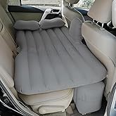 H HANUMANT ENTERPRISE PVC Exclusive Car Air Mattress|Car Inflatable Bed with Pump & 2 Air Pillow|Quick Inflatable Back Seat B