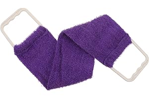 AUTSUPPL Echarpe De Lavage Et Massage Pour Le Dos - Sangle De Bain Exfoliante - Ceinture Bain Grattoir De Crin Pour Peaux Mortes Adaptée Pour Homme Et Femme Couleur Aléatoire