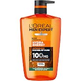 L'Or&eacute;al Men Expert L Shower Gel and Shampoo for Men Shower Bath for Cleaning Body Hair and Face Personal Care Man for Long