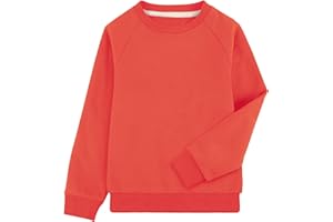 BIG ELEPHANT Boys Crewneck Sweatshirt Youth Fleece Sweatshirts Long Sleeve Basic Pullover Soft Warm Thin Fleece for Kids