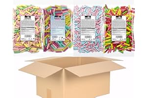 Hitschies XXL Set Original 1kg Sour Mix 1kg Mermaid Mix 1kg Bubblegum 1kg 4x1000g (4000g) by MBaccent + MBAccent Versandschutzpackung