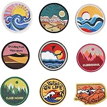 Set 9 Toppe Termoadesive Ricamate - Per Jeans, Giacche, Zaini E Abbigliamento - Foto 6