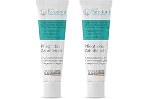 BEO VITA Parodont Zahnfleischpflege Gel 2 x 10ml – Antibakteriell & entzündungshemmend – Vegan, mit Schwarzkümmel, reduziert Zahnfleischbluten – Für Schwangere & Kinder geeignet – Dermatologisch getestet
