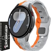 Rongep [Football Pattern] Samsung Galaxy Watch 7/6/5/4 (40mm/44mm) Serisi ile Uyumlu Rahat ve Yumuşak Watch 6/4 Classic (47/4
