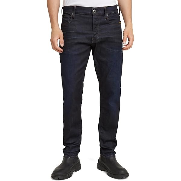 G-Star Raw 3301 Slim Jeans Jeans heren,Blue Vintage Medium Aged 8968-2965, 38W / 36L