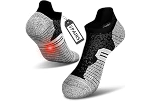 CHEAP4UK Kompressionssocken Damen Herren Plantarfasziitis Socken 34-51 für Schmerzlinderung Rutschfeste Anti Schweiß Socken Kompressionsstrümpfe 3 Paare