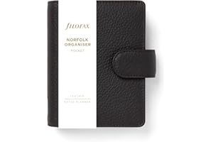 Filofax Pocket Norfolk organizer - espresso