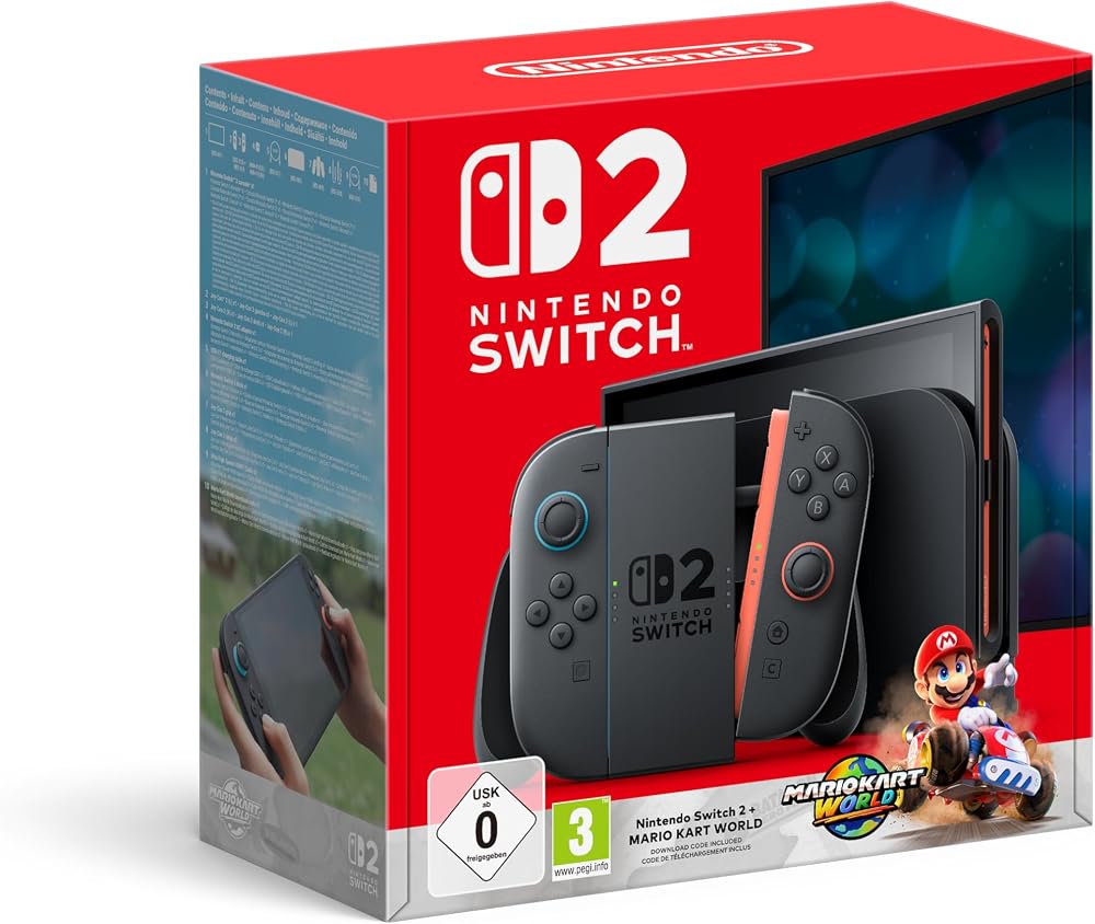 NINTENDO SWITCH 2 KONSOL MARIO KART WORLD PAKETİ
