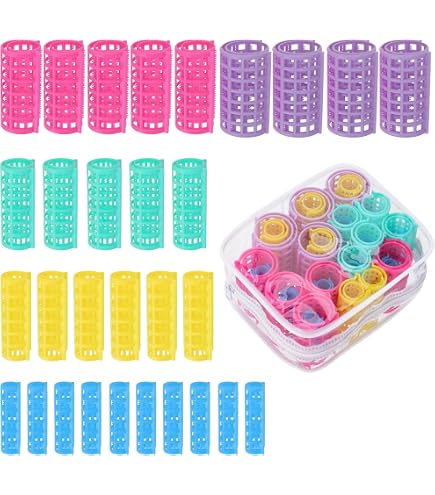 Lot De 6 Bigoudis Auto-fixants Olivia Garden 22 Mm, Idéaux Pour Boucles Et Volume