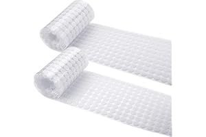 JANYUN 1008 Stück Klettpunkte Selbstklebend 10mm Doppelseitig Runde Klettverschluss Selbstklebend Klett Klebepunkte für Handwerk