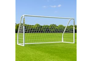 JACK STONEHOUSE JSH Football Goal | All Weather UPVC Football Goals | Kids Garden Target Net Posts | Easy Assemble | Perfect for Training, Practice & Play | 8ft x 4ft, 8ft x 6ft or 12ft x 6ft
