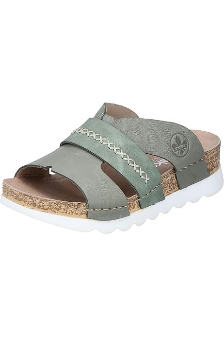 Rieker Slippers Sale Rieker Dames V7492 Slippers Echt Leer Met
