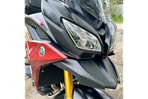 Lorababer Tracer Couvercle d'extension de Cône de Bec de Garde-Boue de Roue Avant pour Y-amaha MT09 MT 09 Tracer 900 Tracer 900 GT FJ09 2018 2019 2020 2021 Accessoires (Noir)