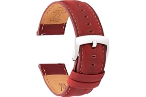 CORROPELLE Leder Uhrenarmbänder Schnellverschluss 18mm 19mm 20mm 21mm 22mm, Vintage Eleganten Hochwertige Ersatz Leder Armband für Damen und Herren, Uhr und Smartwatch