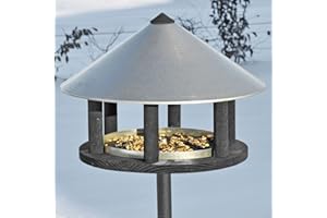 ‎VOSS.GARDEN VOSS.garden Vogelhaus Odensee im Skandinavischen Design Vogelfutterstation Vogelhäuschen Gartenvögel Singvögel Wildvögel füttern Vogelbeobachtung Vogelfutterhaus