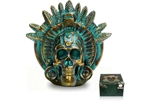 Aztec Death Whistle, HOVCEH Screaming Loud Aztec Whistle, Demon Knight Human Sounding Screams War Whistles (B)