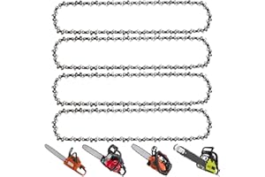 Eyoloty 4-Pack 14 inch Chainsaw Chain 50 Drive Links, 3/8" LP Pitch, 0.043" Gauge,Replacement Chain fits 14 inch (35cm) Stihl 017,MS170,MS171,MS192,MS192T,MSE140,MSE170 and More