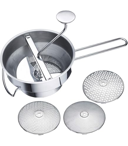 Moulin à Légumes Professionnel All-Clad Inox – Pour Purées, Sauces Et Soupes