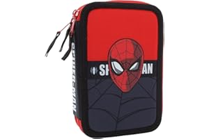 il megastore dei giocattoli e Giochiamo Komplettes Federmäppchen mit 3 Fächern 2023-2024, Spider-Man, Etui