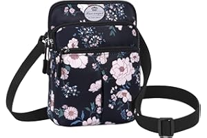 HUA ANGEL Petit Sac Bandouliere Femme Léger Sac Ceinture de Taille pour Téléphone Multicolore Sac Banane avec Sangle Interchangeable pour Homme Femme Jogging Vélo Sport Voyage