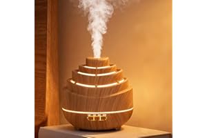 Czemo 500ml Aroma Diffuser für ätherische öle Ultraschall Luftbefeuchter Duftöl Duftlampen Aromatherapie Diffusor für Yoga Büro Schlafzimmer