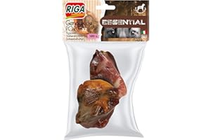 Riga - Essential - Genoux De Porc - Friandises pour Chien À Mâcher - Riche en Protéines - sans Colorant Ni Additifs - Longue Durée - Mastication Et Récompense - Gourmandise Naturelle Savoureuse - x 2