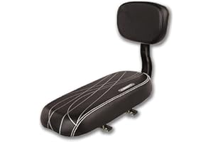 LIBRNTY Sedile Posteriore Bicicletta,Seggiolino Bici Posteriore per Bambini,PU Spugna in Pelle Morbido Cuscino Posteriore Rack Seat per Ragazza Donna Uomo Bambino