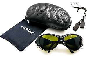 MCWLASER Occhiali di protezione IPL Laser Safty Occhiali 190nm-2000nm tipici per assorbimento di bellezza e cosmetologia Tipo di assorbimento EP-20