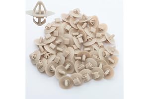 Konuooer 50 Stück Auto Seitentür Zierleisten-Clips Kompatibel mit Renault Nis-san, 0pel 500326896iveco daily Kunststoff 93160023 Seitenleiste Verkleidung Clips