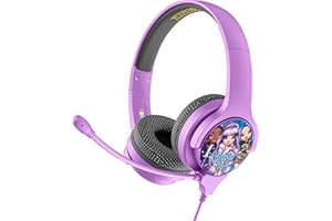 OTL Technologies RH0926 Rainbow High Interactive Wired Study Headphones with Detachable Mic