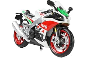 Risopen Giocattolo in Lega Mini Modello Moto 1:12 Compatibile con Aprilia RSVA RRR1000 - Miniatura Motocicletta Riproduzione Regalo di Compleanno per i Fan