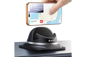 andobil 2025 Upgrade Handyhalterung Auto Armaturenbrett [1-Sekunden-Platzierung]– Handyhalterung Auto für iPhone 16/15/14/13/12/11 Pro Max Samsung S25 Ultra S24, Schwarz