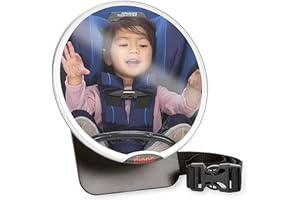 Diono Easy View, einstellbarer Rücksitzspiegel, Silber