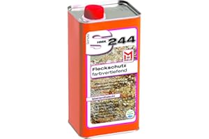 Moeller Stone Care - HMK S244 Fleckschutz - farbvertiefend - 1 Liter - Gebrauchsfertige, lösemittelhaltige Spezial-Imprägnierung mit Farbtonvertiefung