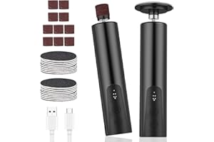 Blumacht Pedicure Elettrico Professionale Calli Piedi Rimozione Ricaricabile con Cuscinetti di Ricambio Lima Calli Piedi Elettrico a Velocità Regolabile Pedicure Kit per Pelle Morta e Tacchi Incrinati