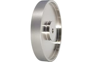 GYTYCATAH CBN Grinding Wheel, Dia 6" x 1" Wide with 1/2" Arbor, Diamond Grinding Wheel for Sharpening High Speed Steel, Grit 600