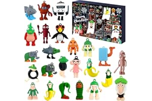 WHAIKIN 24Pcs Italian Brainrot Advent Calendar 2025,Tung Tung Tung Sahur Figures&Tralala Figure Toys Italian Brainrot Toys Action Figures Set Christmas Surprise Gift for Kids & Adults Fans Colleagues Friends