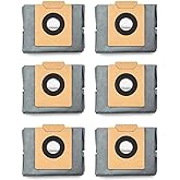 eufy 6-Pack Large Capacity Dust Bags Compatible with X10 Pro Omni Robot Vacuum and X8 Pro with Self-Empty Station