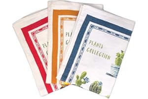 PREZIOSA HOME Set Strofinacci da Cucina canovacci in Spugna Cotone 6 Pezzi 0859