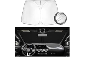 SHAOHAO Compatibile con Mercedes GLA H247 2020-2024 2025 Parasole pieghevole, protezione dai raggi UV e dal calore, parabrezza Accessori per auto Parasole Mercedes GLA H247