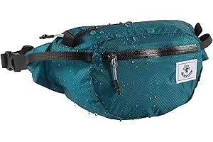 4Monster Foldable Waist Bag with Adjustable Strap, Portable Bum Bag Super Lightweight, Water Resistant Fanny Pack for Men Women Outdoor Hiking Running Travel Camping Sport