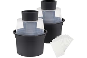 Biogents BG-GAT lot de 2 I piège à moustiques écologique d'extérieur I évite la reproduction du moustique tigre asiatique et transmetteur de la dengue I sans pesticide et non électrique