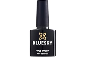 Bluesky Lakier do paznokci UV Soak off gel Top Coat 10 ml (wymaga suszenia pod lampą UV lub LED)
