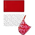 100 pcs - Seal 35 * 20mm red, Tamper Proof - Closure Labels, Security Seal, Quality Seal, Sticker Seals, Security Labels, Warranty Seal, Paper Seal, Adhesive Seal, self-Adhesive Stickers