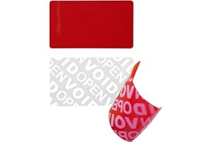 500 pcs - Seal 35 * 20mm Red, Tamper Proof - self-Adhesive Closure Labels, Void Security Seal Sticker, Quality & Warranty Label, Antifake & Authenticity Sticker, Atairs