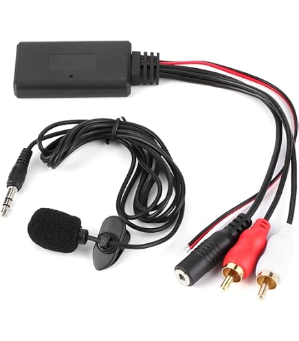 Modulo Ricevitore Bluetooth AUX Per Auto – Adattatore Con Interfaccia RCA, Colore Nero