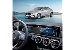 BSTW Pellicola Protettiva Compatibile con Mercedes Benz A-Klasse W177 & B-Klasse W247 & GLA H247 / GLB X247 Integrato Schermo Pellicola Protettiva in Vetro Temperato, 9H Antigraffio