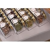 color house Baharatlık D&uuml;zenleyici 4 Adet &Ccedil;ekmece I&ccedil;i Pleksi Stant Organizer 35 * 10 Cm z350 (KAVANOZLAR HARİ&Ccedil;TİR) Tek Ebat