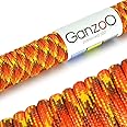 Ganzoo © Paracord 125 Touw, 1 Mm Takelkoord, Nylon En Polyester Multifunctioneel Touw Voor Armband Hondenhalsband Hondenriem Knopen Titels Camping Survival Wit 3618023075